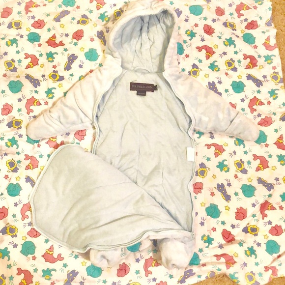 US Polo Fleece Overall for Baby 6-9 Months - Picture 6 of 8